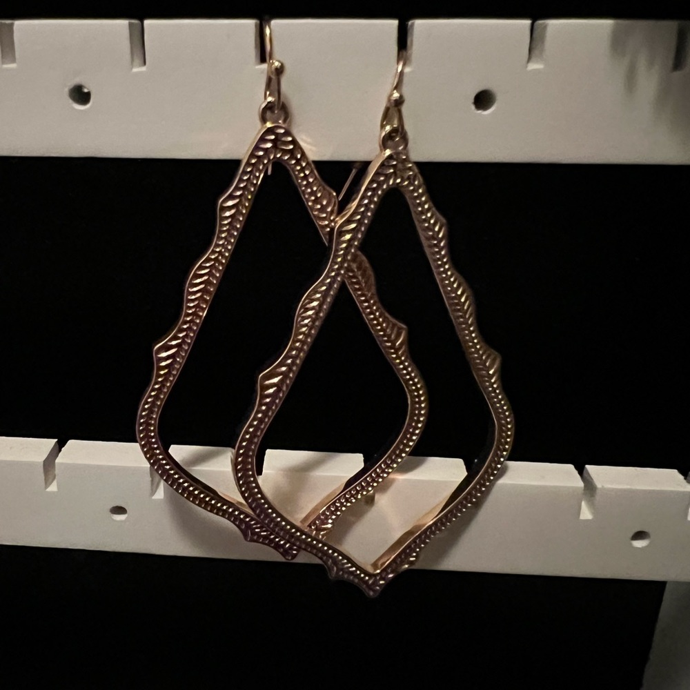 Kendra Scott Sofia Rose Gold Earrings - image 3
